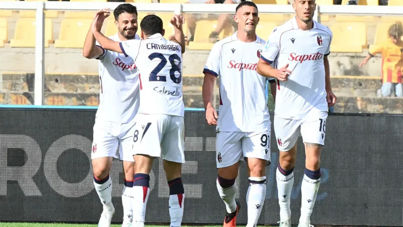Prima gioia per il Bologna, vince 2-1 a Lecce