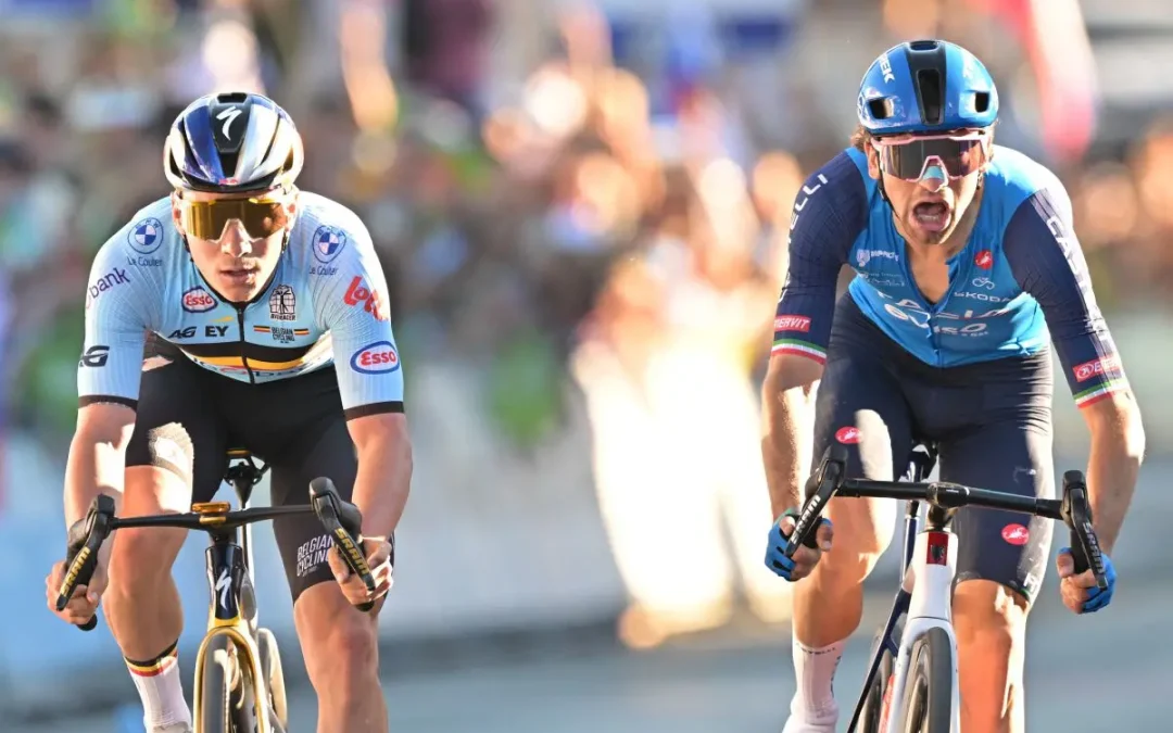 Evenepoel trionfa nella prova in linea degli Europei di ciclismo, argento Ciccone e bronzo Scaroni