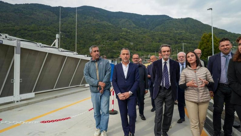 Trasporti: H2iseO, presidente Fontana e assessore Lucente in visita a impianti idrogeno