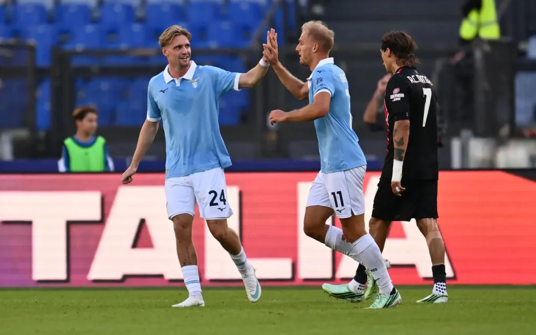 La Lazio supera 3-1 il Monza e riaggancia l’Inter in testa alla classifica