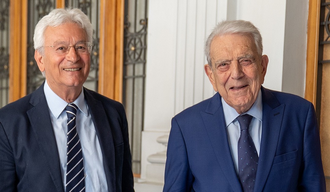 Giovanni Pensabene, presidente della Fondazione Carical e Mario Bozzo, fondatore e presidente del Premio
