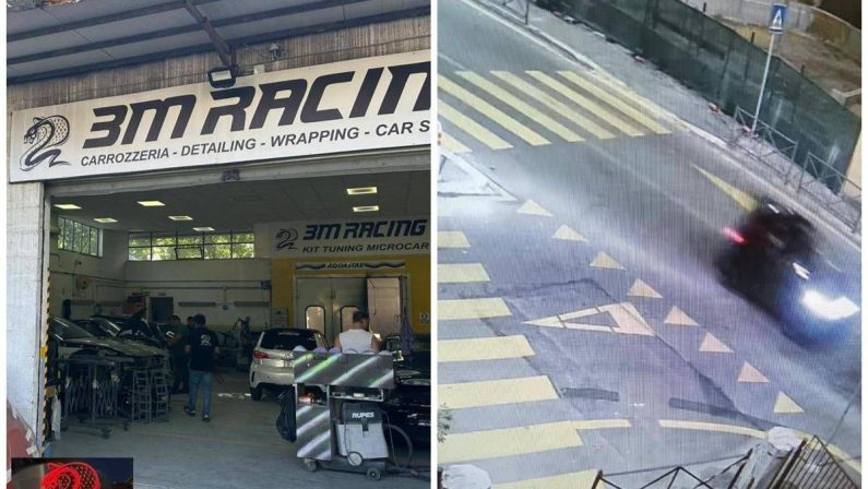 Banda della minicar a Roma, titolare officina: “Era grigia, dopo un incidente ridipinta di nero”