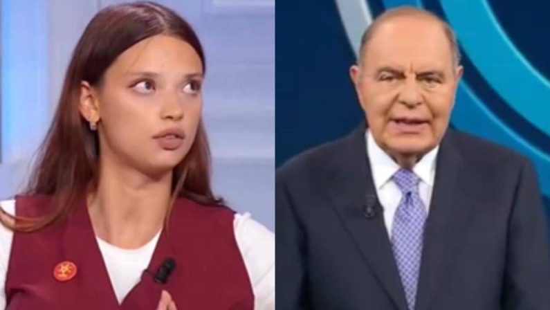 Bruno Vespa dopo lo scontro con Sabrina Brizzola in tv: “Mi dispiace, ma deluso che una giovane con un ruolo importante non si documenti”