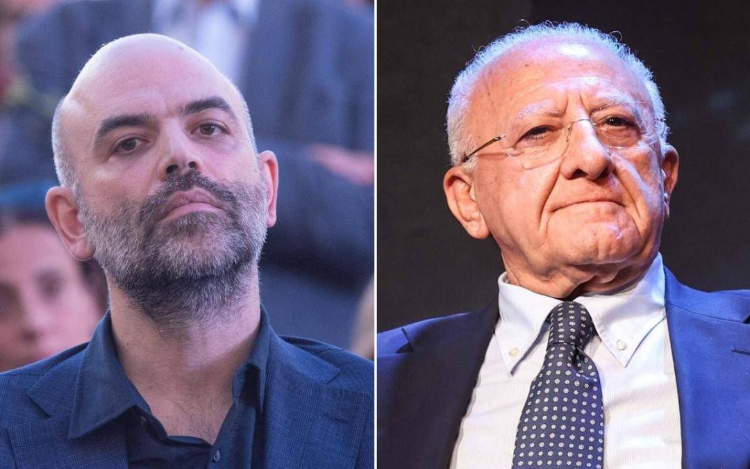 “De Luca satrapo”, archiviato il procedimento contro Saviano