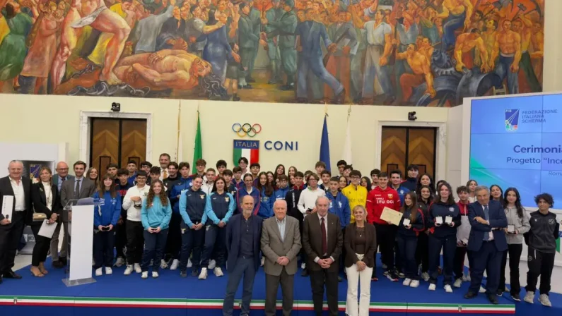 La Federscherma premia i vincitori del progetto “Incentivazione allo Studio”