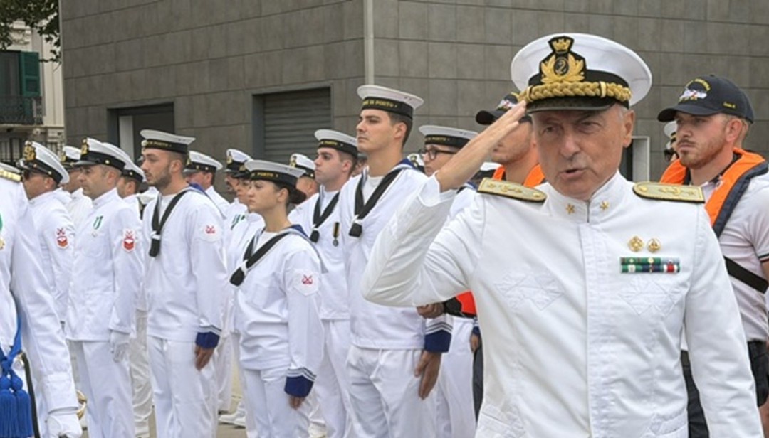 Il contrammiraglio Sciarrone