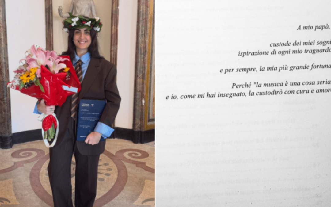 Pino Daniele, la figlia Sofia gli dedica la tesi di laurea: “Custode dei miei sogni”