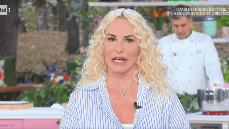 Antonella Clerici commossa, l’annuncio in diretta: “È morto il marito di Giusina Battaglia”