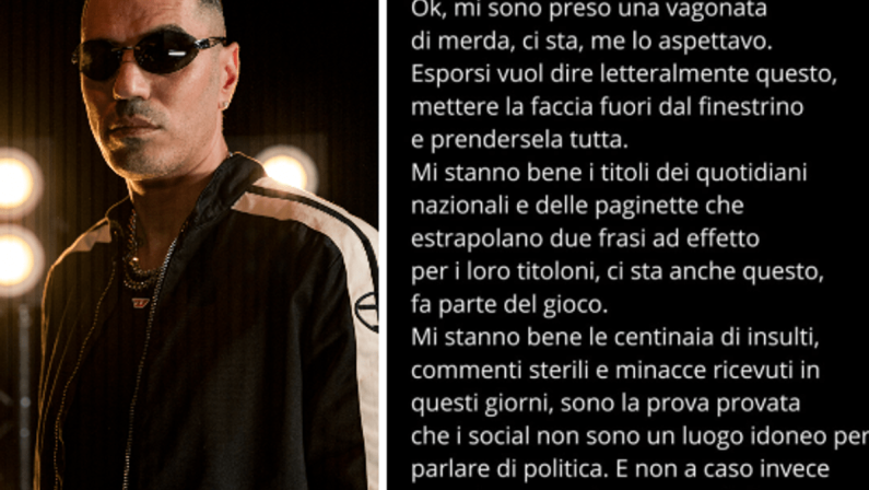 Marracash si difende dopo gli insulti: “Mai inneggiato alla violenza”