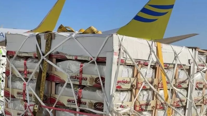 Partito da Taranto il primo volo cargo per Istanbul