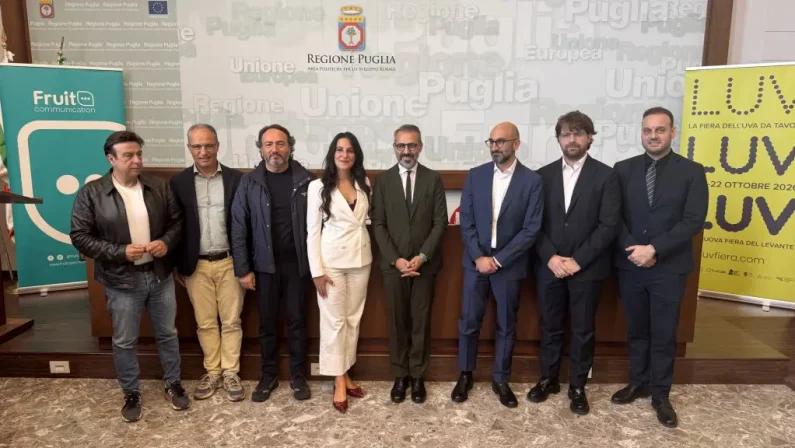 A Bari LUV 2026, 192 espositori da 19 Paesi per la fiera internazionale dell’uva da tavola / Video
